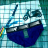 Quần lót nữ cotton thương hiệu Nike màu xanh dương
